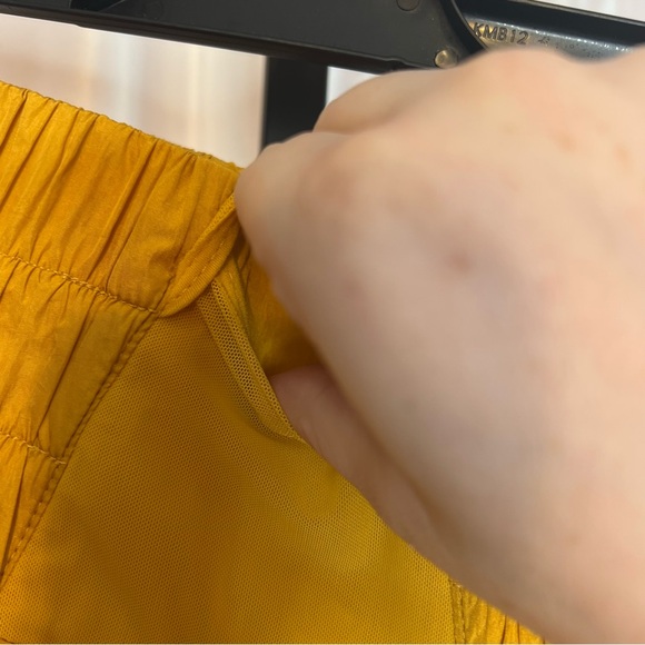 Free People Movement The Way Home Golden Yellow Shorts, size Small - Picture 7 of 8